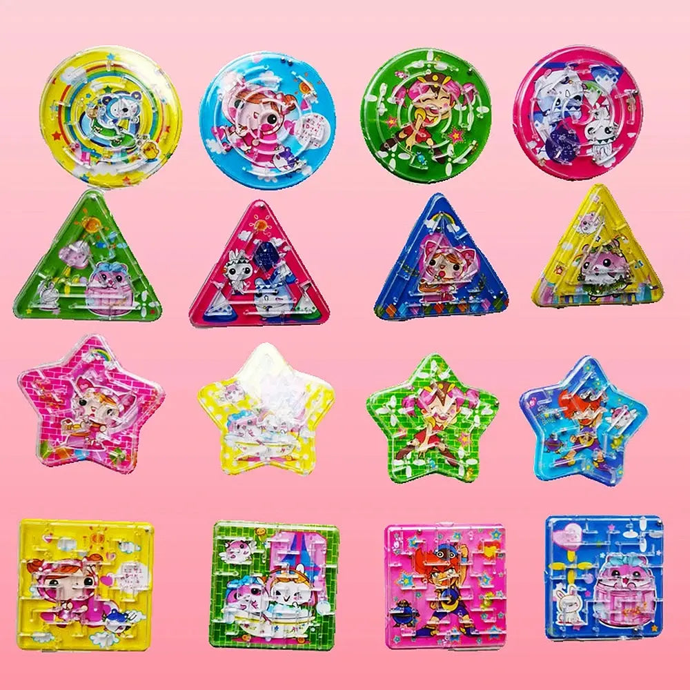 12/30Pcs Kids Party Gifts Fun Track Bead Maze Toy Children's Day Birthday Party Back to School Gift Kindergarten Prize Gift Pack