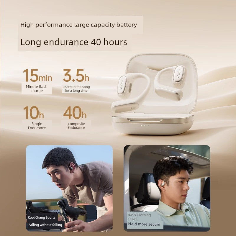 Walker Flower Zero Open Ear-Mounted Bluetooth Headset Wireless Open Air Bone Conduction Sports Running