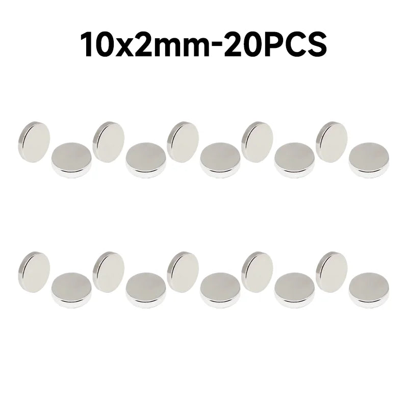 10mm NdFeB Magnetic Iron Absorbent Permanent Magnet DIY Fridge Sticker Magnet Round Magnet Sheet for Craft and Office Magnets