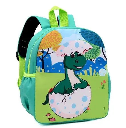 Cartoon Cute Dinosaur Printed SchoolBags Trendy Waterproof Kindergarten Primary School Bookbag Student Backpack