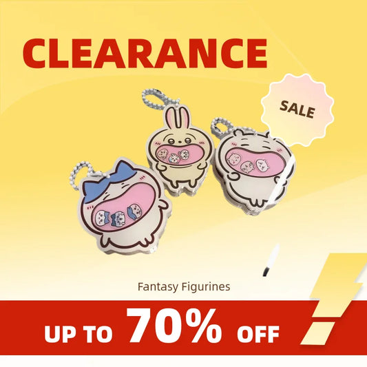 Clearance_Japanese Anime Chiikawa Hachiware Usagi Mini Cute Acrylic Keychain Cartoon Animal Keyring Shake Toys Creative Rocking