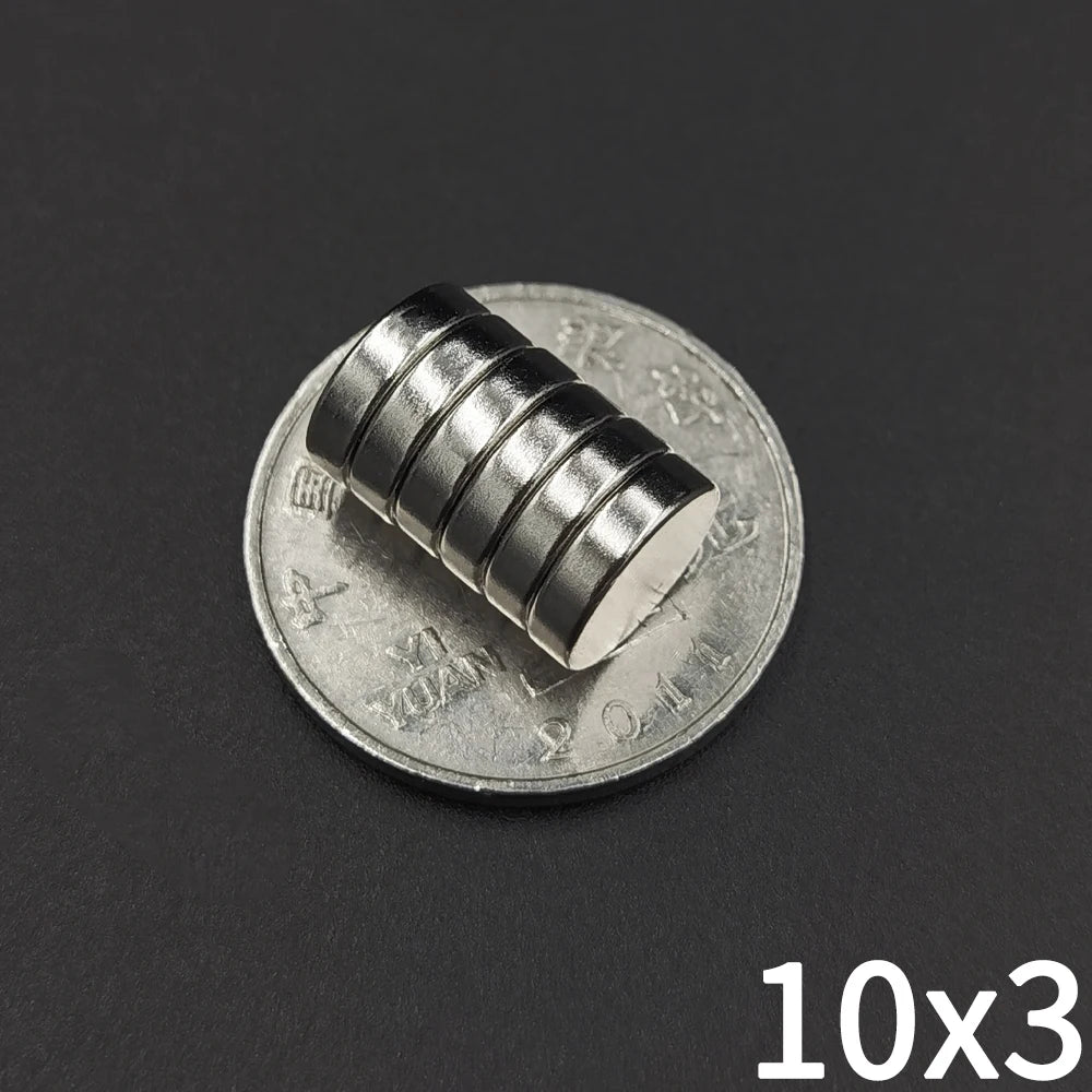 Super Powerful Strong Magnet 2/4/5/6/8/10mm X 1/2/3/mm Round Magnetic NdFeB Neodymium magnets for Fridge N35 Disc Blocks imanes