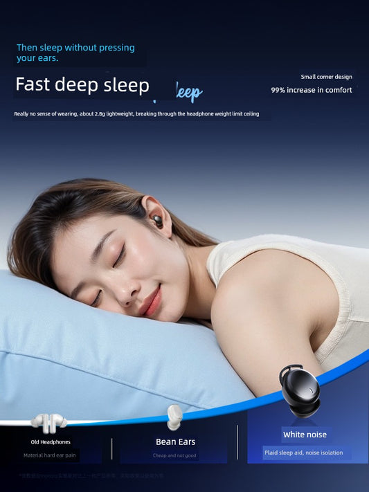 [Sleep Aid Handy Gadget] Sleep Headset Can Sleep on the Side Noise Reduction Super Soundproof Sleeping Dedicated for Long Time Wear without Pain Bluetooth