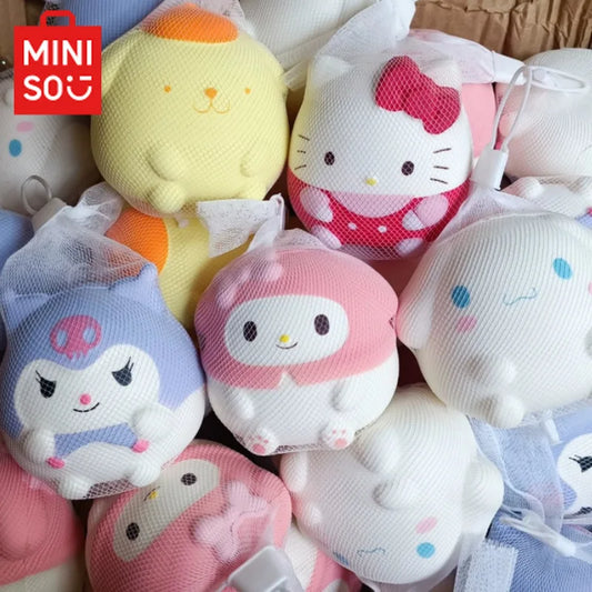 Sanrio Kawaii Hello Kitty Melody Decompression Kuromi Cinnamoroll Stress Relief Squishy Anime Cartoon Children's Hand Pinch Toy