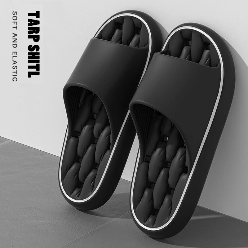 Women Slippers Soft Sole Indoor Water Leaking Slippers Bathroom Men's Slides Anti-slip Summer Beach Shoes Home Couple Flip Flops