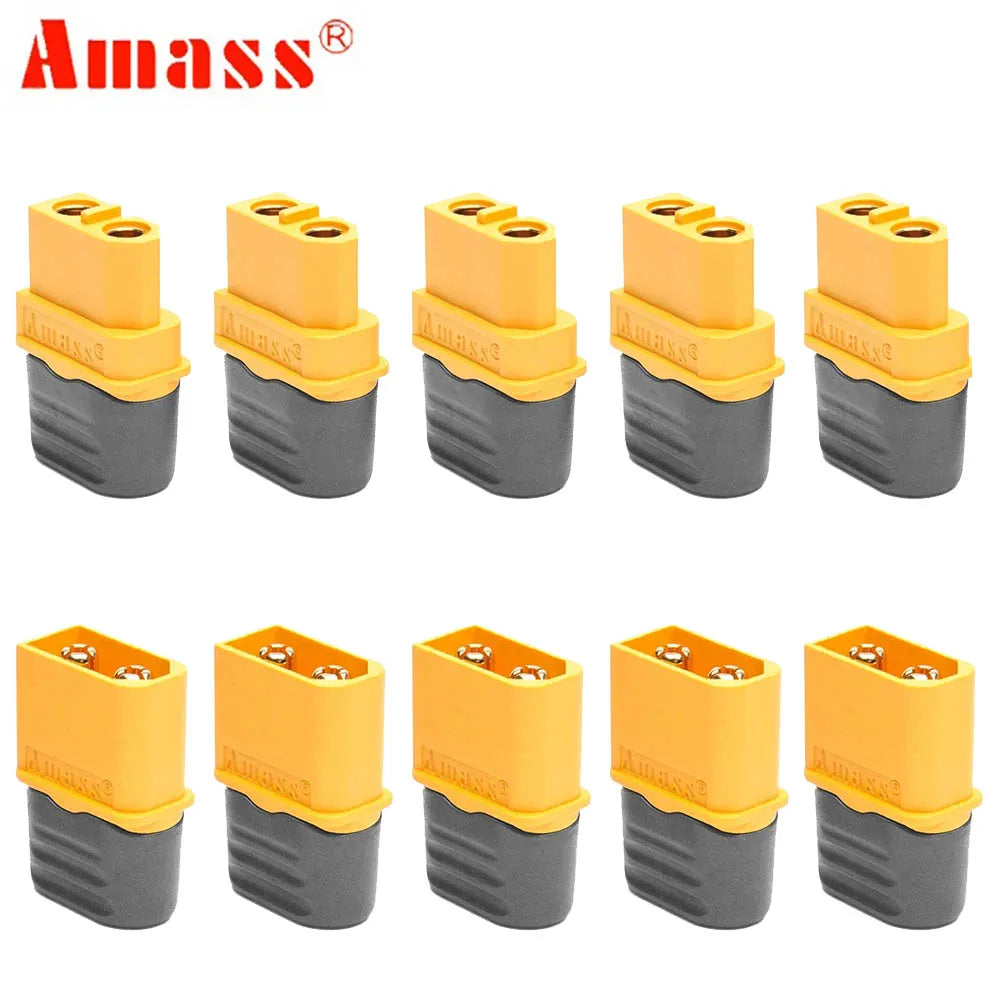 10 x Amass XT30 XT30U XT60 XT60H XT90 Bullet Connectors Plug For RC Quadcopter FPV Racing Drone Lipo Battery