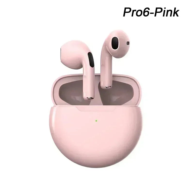 PRO6 Wireless Bluetooth Headset TWS Running Yungong New Stereo Binaural in Ear Game Gift Color