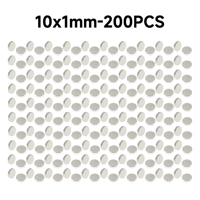 10mm NdFeB Magnetic Iron Absorbent Permanent Magnet DIY Fridge Sticker Magnet Round Magnet Sheet for Craft and Office Magnets