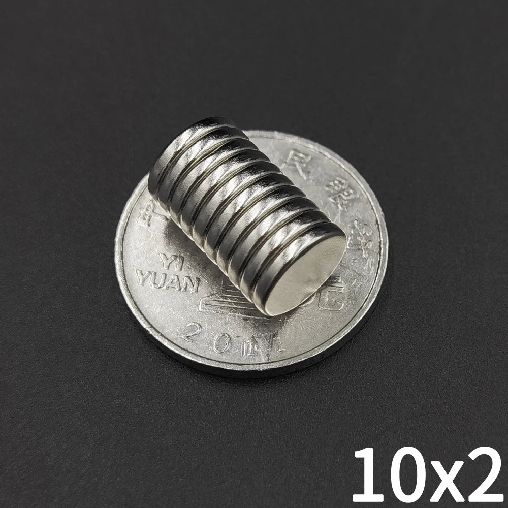 Super Powerful Strong Magnet 2/4/5/6/8/10mm X 1/2/3/mm Round Magnetic NdFeB Neodymium magnets for Fridge N35 Disc Blocks imanes