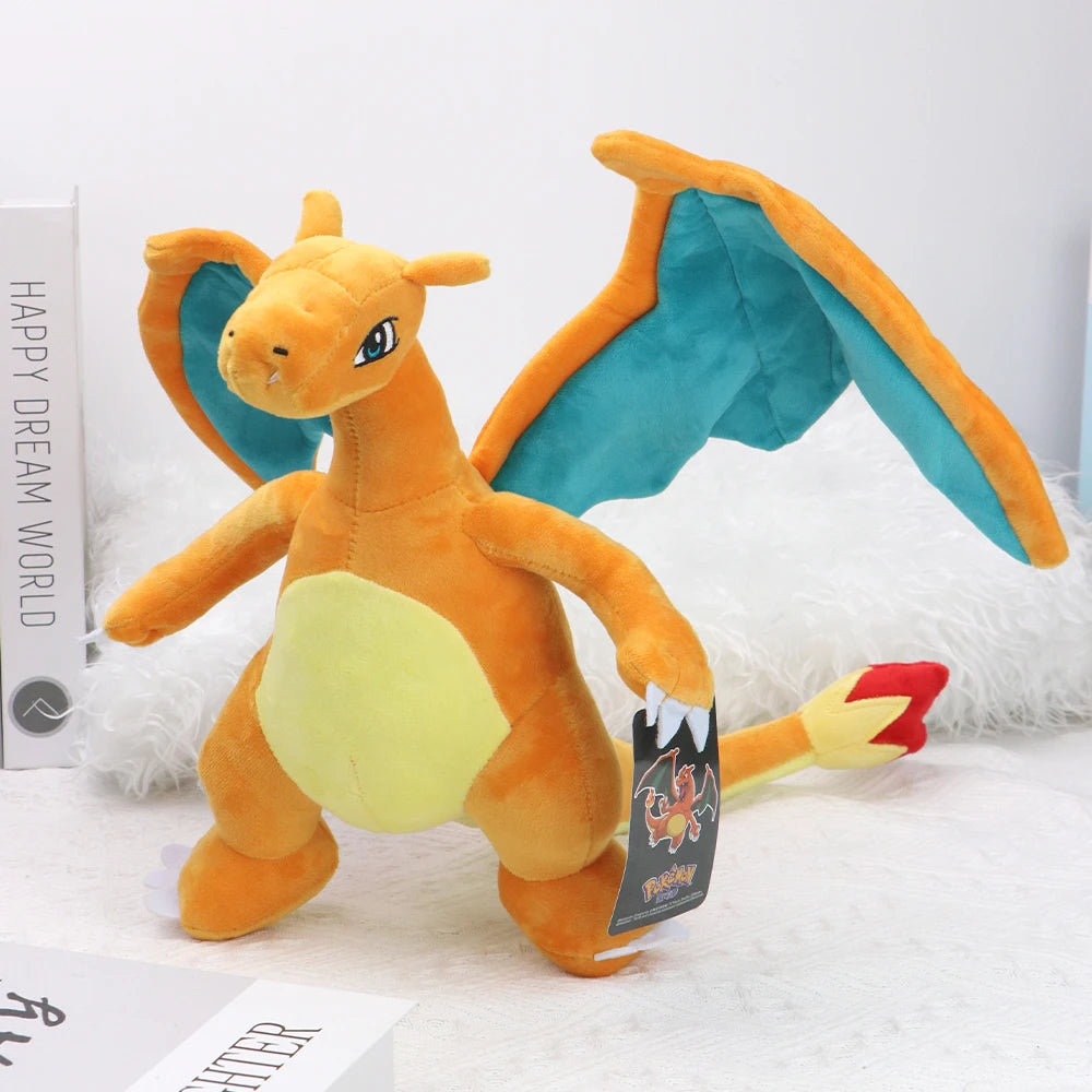 Shiny Charizard Plush Toy Stuffed Animal,Game for Collectible, Soft Plushies for Gift,Cartoon Cute Cartoon Character 12 Inch