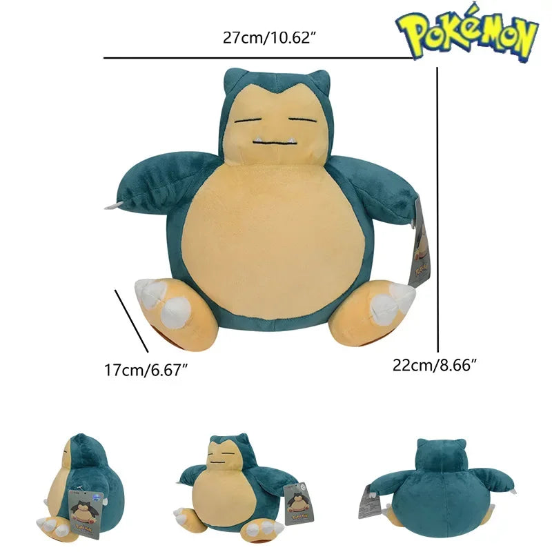 Snorlax Plush Toys Anime Movie Pocket Monsters New Ditto Snorlax Soft Stuffed Animal Game Doll For Christmas Gift