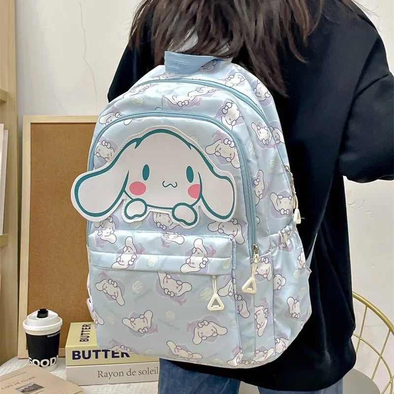 Sanrio Schoolbag Anime Kuromi Cinnamoroll My Melody Pochacco Student Backpack School Bag Large Capacity for Children Girls Boys