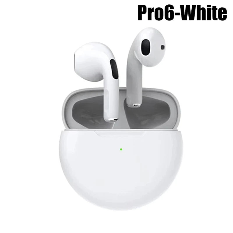 PRO6 Wireless Bluetooth Headset TWS Running Yungong New Stereo Binaural in Ear Game Gift Color