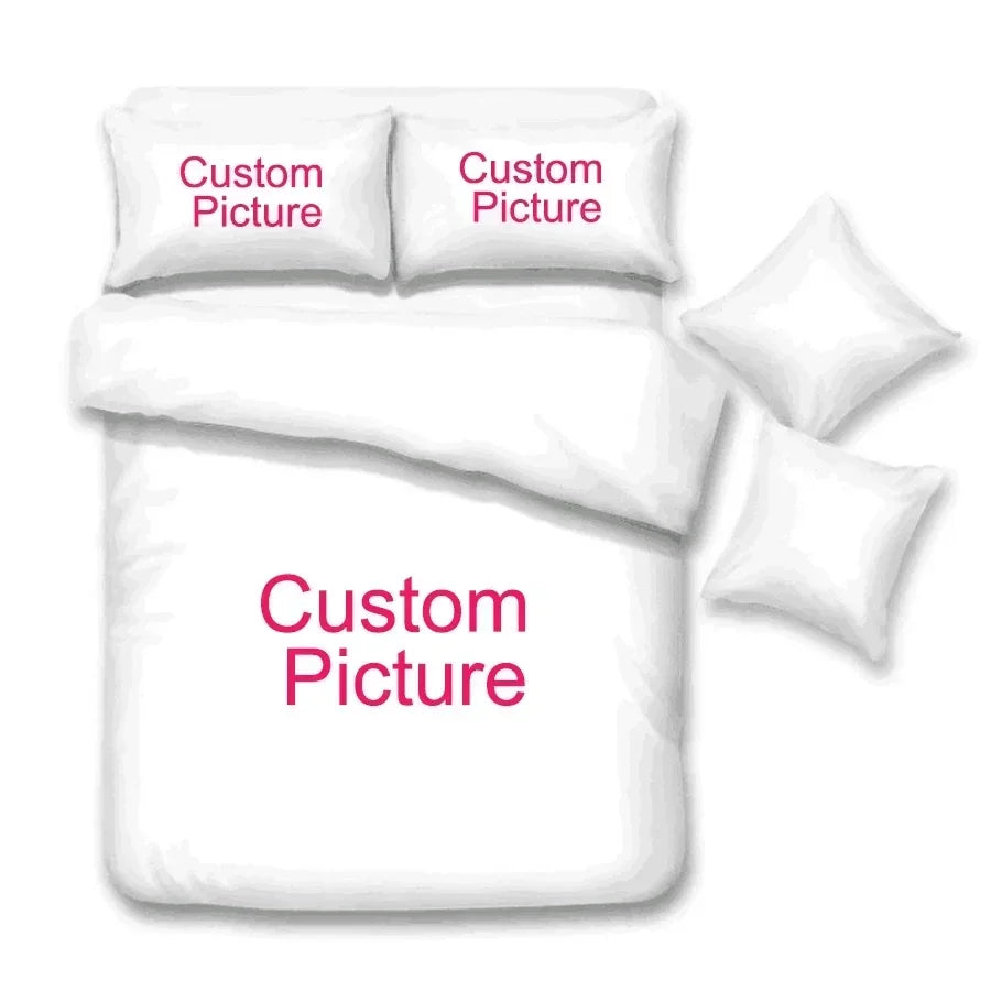 3D Custom Bedding Set Interesting Creative Customized Duvet Cover With Pillowcase Twin Full Queen King Size POD Dropshipping