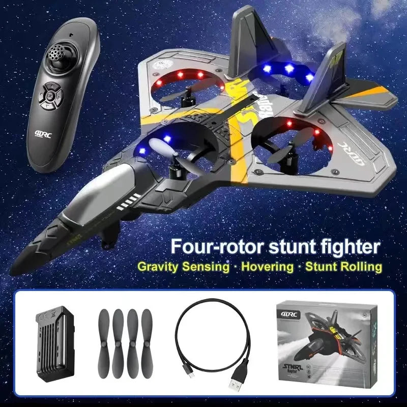 V17 Remote Control Aircraft 2.4G Remote control Fighter Amateur glider EPP Foam toy Remote Control drone kids gift