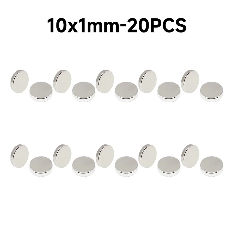 10mm NdFeB Magnetic Iron Absorbent Permanent Magnet DIY Fridge Sticker Magnet Round Magnet Sheet for Craft and Office Magnets