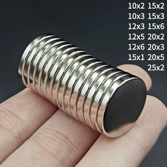 10x2 10x3 12x3 12x5 15x2 15x3 20x3 25x2mm Small Round Neodymium Magnet Super Strong Powerful Fridge NdFeB Magnets Disc imanes