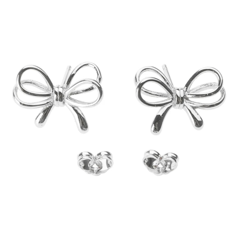 Bowknot Studs Earrings Ear Piercing Jewelry Accessory Stylish Bow Ear Pendant Jewelry for Fashion Enthusiasts